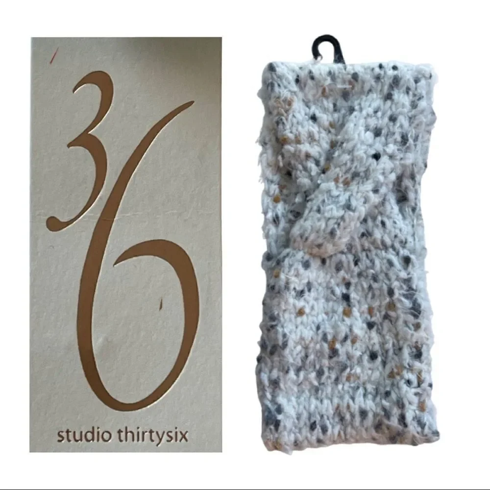 Studio Thirty Six Crochet Ear Warmer Headband • OS • NWT